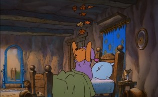 Pooh celebrates the arrival of autumn in his own special way.