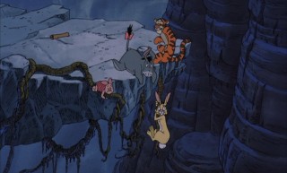 This is one of many literal cliffhangers the movie provides.