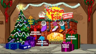 Though it's decorated for Christmas, there are Easter eggs to be found on the DVD main menu.