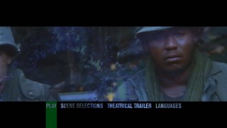 The DVD included here is from 2000, when main menus started to get exciting, as this fade from Forest Whitaker to jungle clearly is.