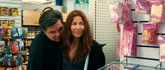 Alex (Oliver Platt) and Kate (Catherine Keener) get a kick out of spotting their unaccompanied daughter in a cosmetics aisle.