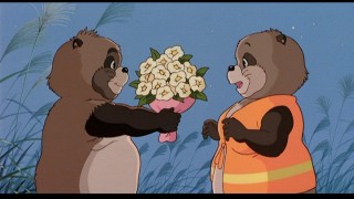 Shokichi offers a bouquet to his Love One, Kiyo.