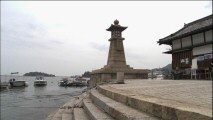 The quaint Japanese harbor village of Tomonoura bears more than a passing resemblance to the "Locations of Ponyo."