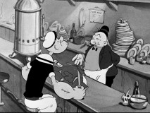 Wimpy is a waiter with a plan in "What -- No Spinach?"