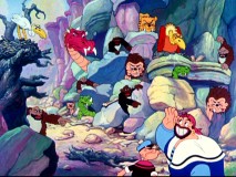 With his obedient beasts in the wings, Sindbad Bluto is confident in his chances against Popeye the Sailor.