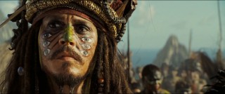 Captain Jack Sparrow (Johnny Depp) looks a little different when Will catches up with him.
