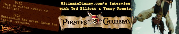 An Interview with Ted Elliott and Terry Rossio, writers of Pirates of the Caribbean