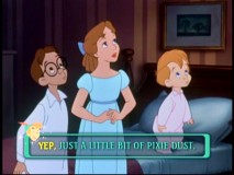 The "Peter Pan" Read-Along: Yep, just the entire movie with the words on screen.