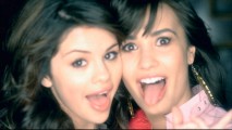 I tried to find a screencap from the "One and the Same" music video where Selena Gomez (left) and Demi Lovato (right) looked equally glamorous, but this is the closest I could get for Lovato.