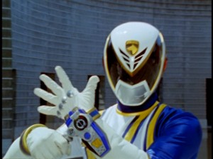 The Omega Ranger, a.k.a. Sam, joins the gang and figures prominently in Volume 5.