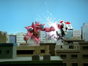 Wow, what a mind-blowing visual effect, man! How much do you think it cost to build those clearly gigantic dueling robots? I bet a long time.