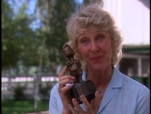 Susan Henning shows off her Duckster award in "Who's the Twin?"