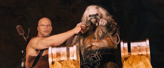 Chief antagonist Immortan Joe (Hugh Keays-Byrne) is a frightening old man in charge of the thirsty masses.