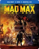 Mad Max: Fury Road Blu-ray + DVD + Digital HD combo pack cover art