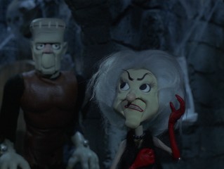Phyllis Diller is largely given free rein as The Monster's Mate, looking like herself, laughing like herself, and calling the monster "Fang."