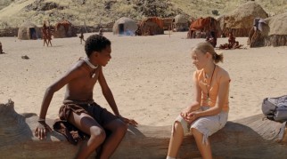 Jana (Eva Gerretsen) makes a new African friend in Mel (Raymond Mvula).
