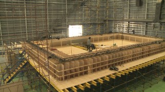 Sets are built for "Mandela", as shown in the production design featurette.