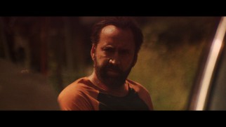 Red (Nicolas Cage) has a not so friendly gas station exchange in this deleted scene.