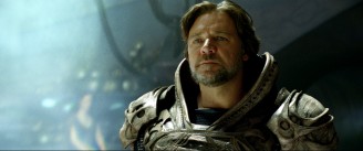Jor-El (Russell Crowe) functions as something like a ghost dad for much of "Man of Steel."
