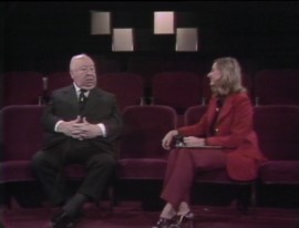 Alfred Hitchcock discusses his films with Pia Lindstrom, the daughter of Ingrid Bergman, in the first half of the excellent 1972 television interview "The Illustrated Hitchcock."