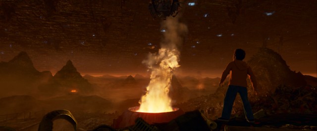 Mars is a strange and fiery place for a 9-year-old Earth boy in the motion-capture sci-fi adventure "Mars Needs Moms."