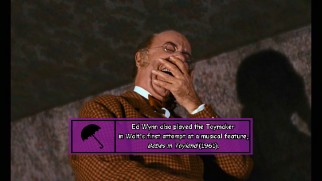 You'll have to pop in the DVD to watch the movie with Poppins Pop-Up Fun Facts over it.