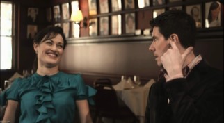 Ashley Brown (Mary Poppins) and Gavin Lee (Bert) talk Broadway's "Mary Poppins" at the famed Sardi's.