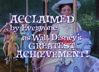 Trailers from over the years celebrate "Mary Poppins" as Walt Disney's greatest achievement.