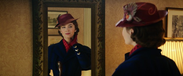 Mary Poppins returns in "Mary Poppins Returns" and this time, the magical nanny is played by Emily Blunt.