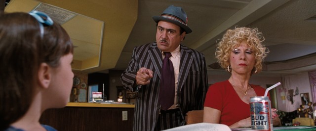 Matilda doesn't get the healthiest of upbringings from Mr. and Mrs. Wormwood (Danny DeVito and Rhea Perlman).