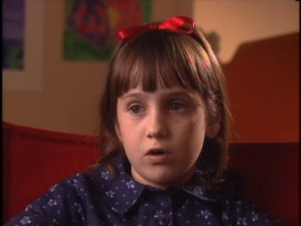 A very young Mara Wilson appears on camera to explain the difference between actors and stars in "My Movie About Making 'Matilda' by Mara Wilson.