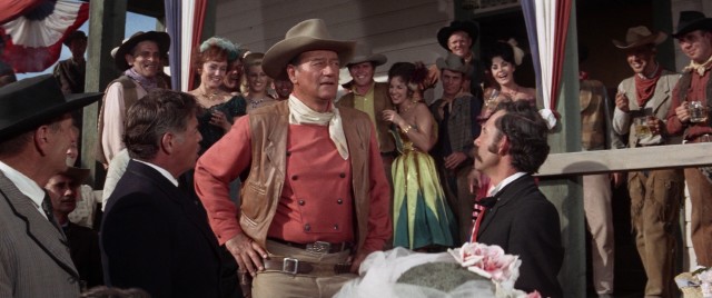 John Wayne is George Washington McLintock, who's kind of a big deal when it comes to cattle and land.