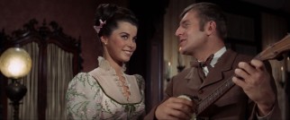 Rebecca McLintock (Stefanie Powers) is serenaded by the '60s' less accomplished Van Dyke, Jerry, playing hopeless love interest Junior Douglas.