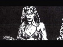 Serleena's landing in Central Park is shown in storyboard and animatic form.