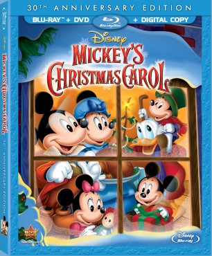 Mickey's Christmas Carol: 30th Anniversary Edition Blu-ray + DVD + Digital Copy combo pack cover art -- click to buy from Amazon.com