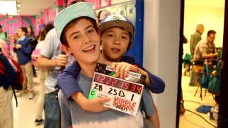 Boys will be boys on the set of "Middle School."