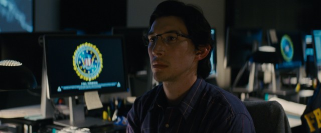Adam Driver plays Paul Sevier, a nerdy FBI analyst who is on the trail of our protagonist party.
