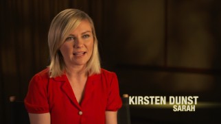 Kirsten Dunst discusses her character Sarah Tomlin, Alton's mother who has been excommunicated from the Ranch.
