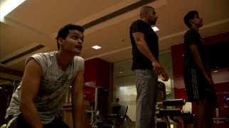 Madhur Mittal and Suraj Sharma are trained into athlete fitness levels by Ahmed Yusuf.