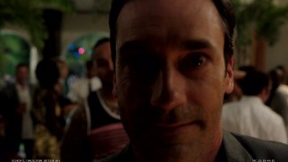 Jon Hamm hams it up for the camera in the outtakes reel.