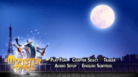 The slightly animated DVD's main menu functions much like a Blu-ray's, with other listings summoning pop-ups.