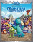 Monsters University Blu-ray 3D + Blu-ray + DVD + Digital Copy cover art -- click to read the press release.