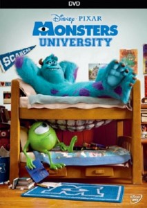 Monsters University DVD cover art