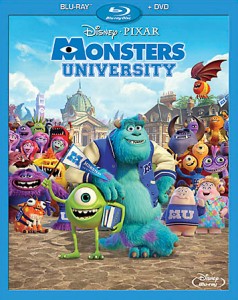 Monsters University: Blu-ray + DVD cover art