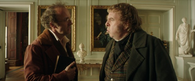 Mr. Turner (Timothy Spall) does not take kindly to conversation initiated by others.