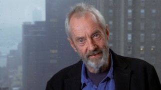 The infamous Dick Pope (I repeat Pope) speaks in front of a rainy English window in the cinematography-focused featurette "Mr. Turner: The Cinematic Palette."
