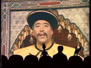 Christopher Lee is Fu Manchu in "The Castle of Fu Manchu."