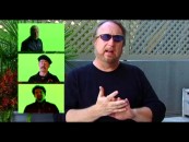Darkstar creator J. Allen Williams discusses reuniting the MST3K gang (seen in green screen insets) for his long-coming "interactive movie" (video game).