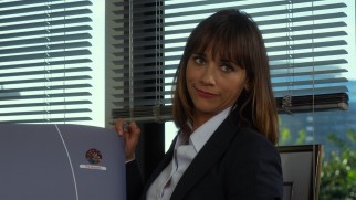 Cynical television network executive Veronica Martin (Rashida Jones) reminds the Muppets of their diminished cultural relevance.
