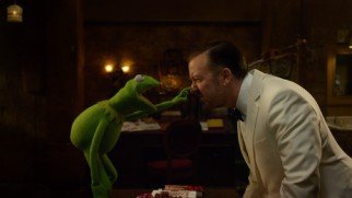 Constantine reminds Dominic Badguy (Ricky Gervais) that Constantine is #1 and Dominic is #2.
